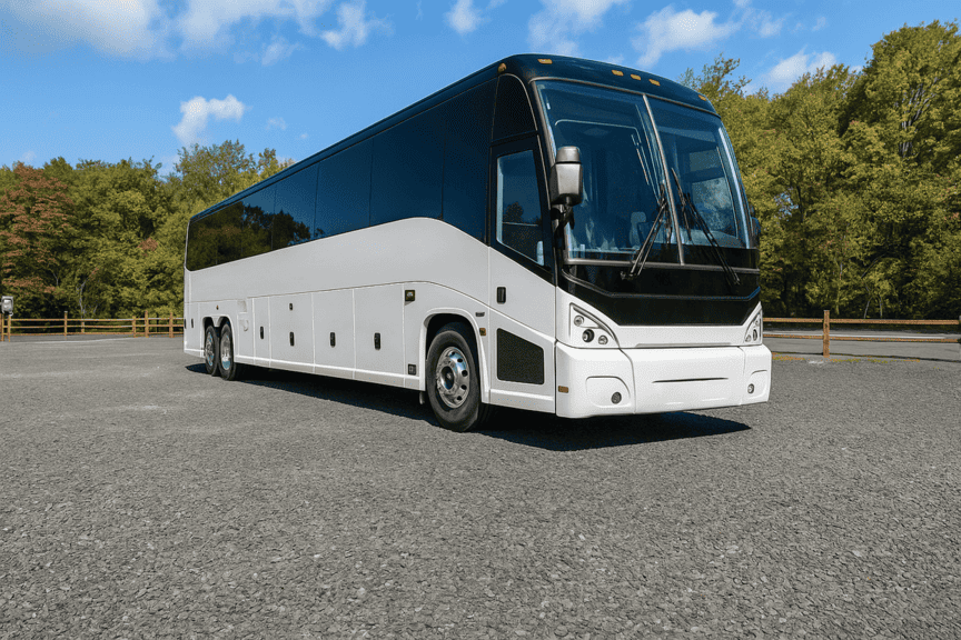 picture of Charter Bus Rental Utica coach bus